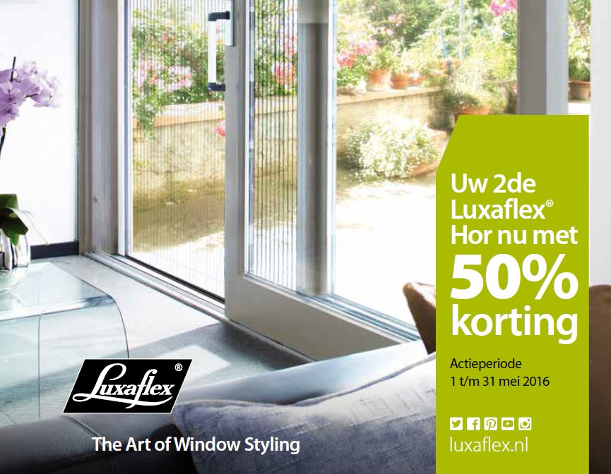 Luxaflex actie